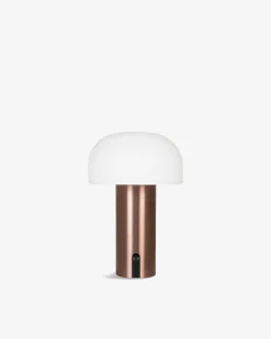 Porcini bordlampe Kobber