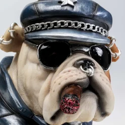 Punk bulldog sparegris Pynt