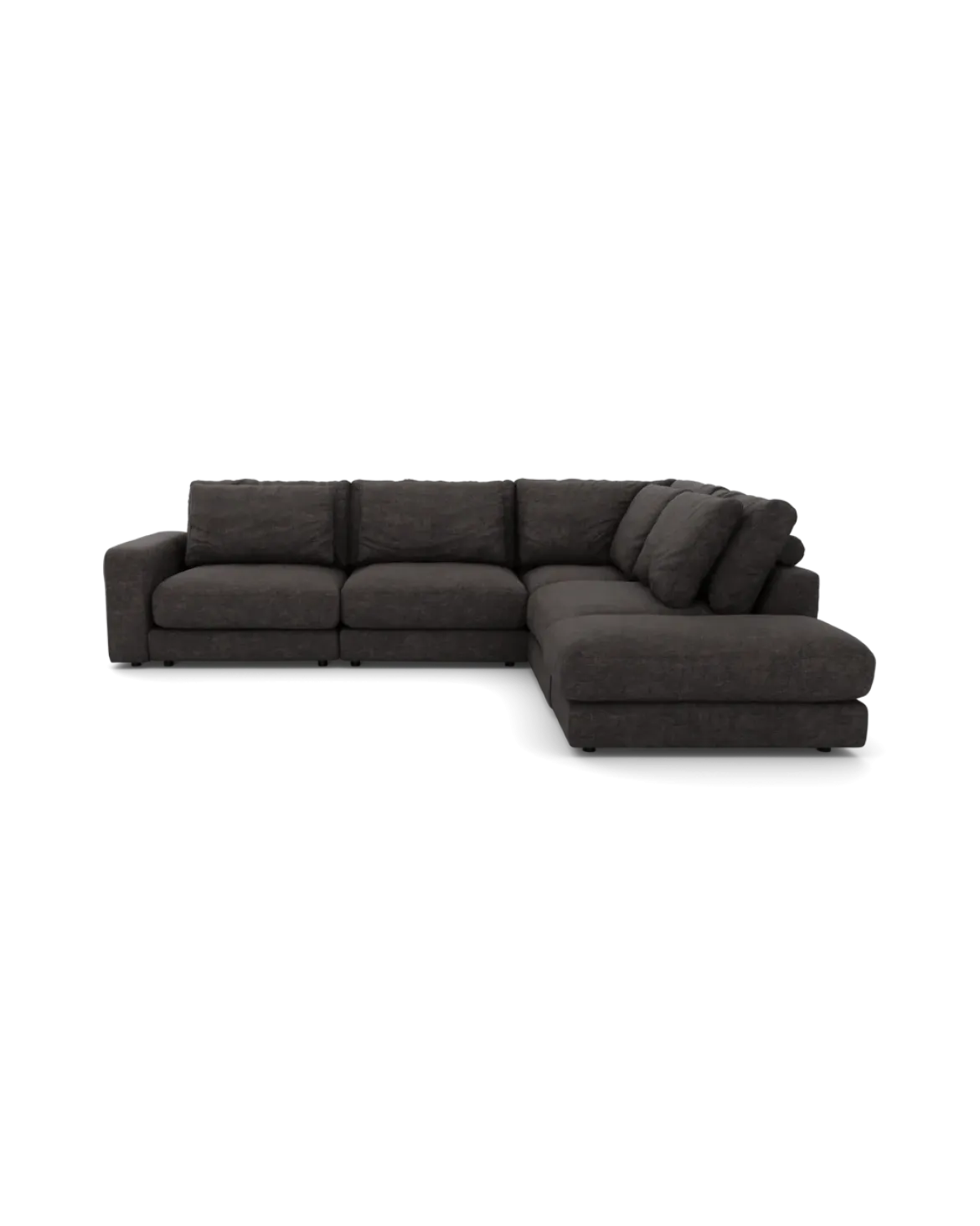 Rio hjørnesofa Højrevendt med pufafslutning