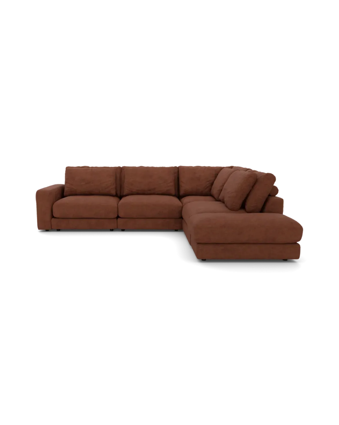 Rio hjørnesofa Højrevendt med pufafslutning