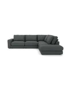 Rio hjørnesofa Højrevendt med pufafslutning