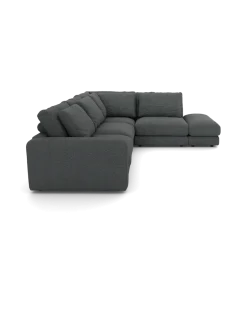 Rio hjørnesofa Højrevendt med pufafslutning