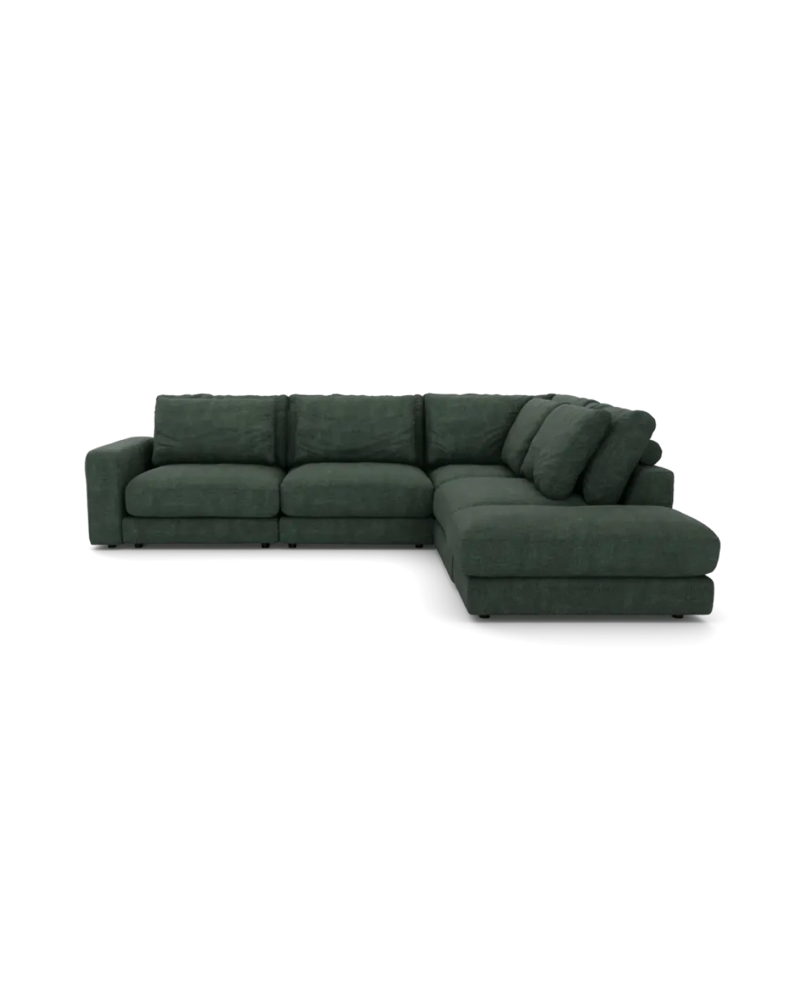 Rio hjørnesofa Højrevendt med pufafslutning