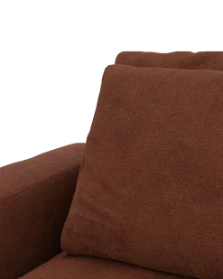 Rio hjørnesofa Højrevendt med stor pufafslutning