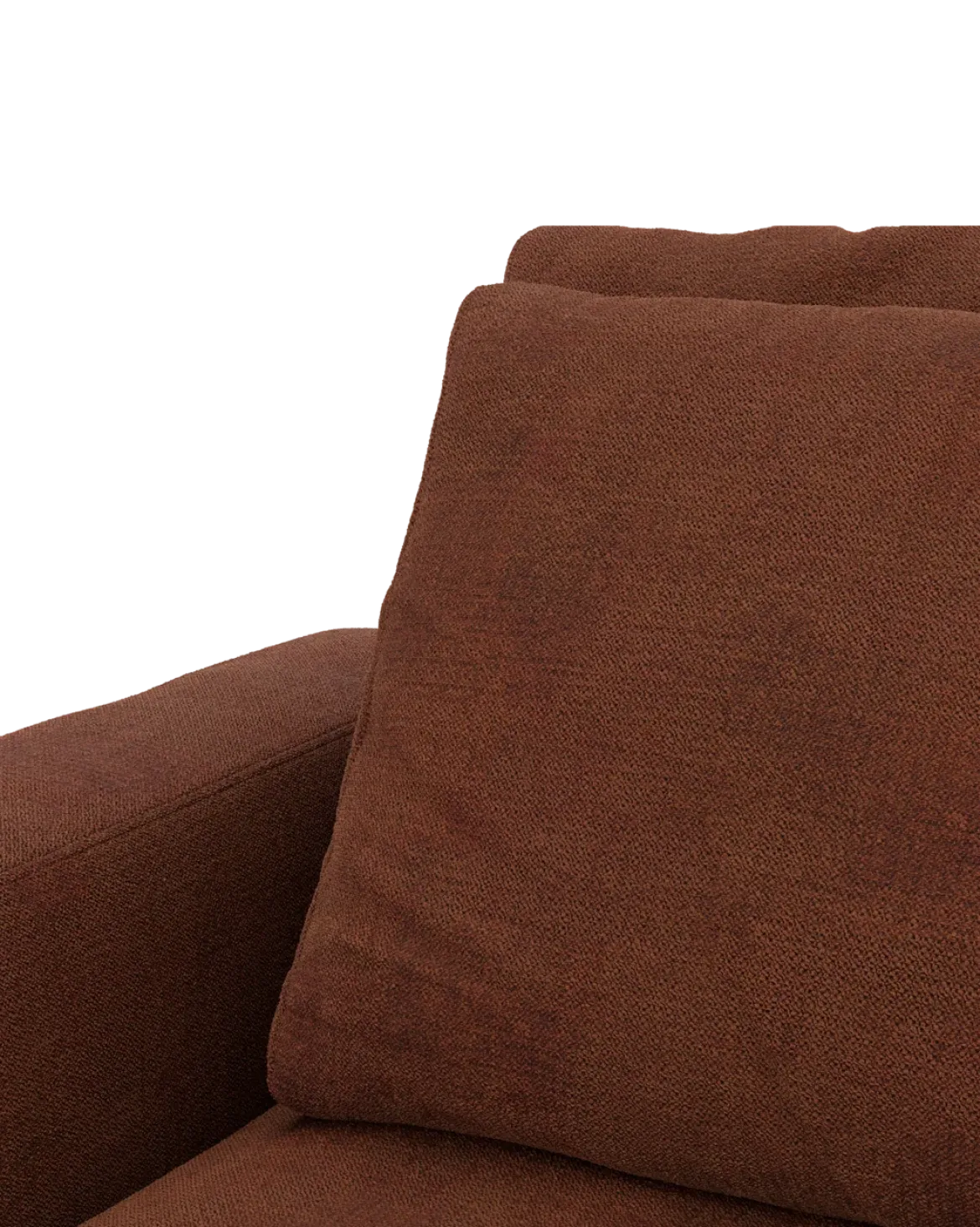 Rio hjørnesofa Højrevendt med stor pufafslutning