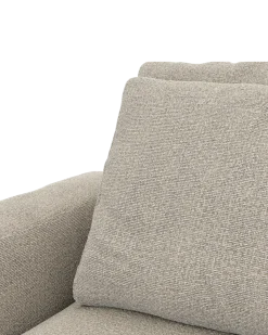 Rio hjørnesofa Højrevendt med stor pufafslutning