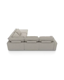 Rio hjørnesofa Højrevendt med stor pufafslutning