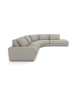 Rio hjørnesofa kurvet Højrevendt med open end