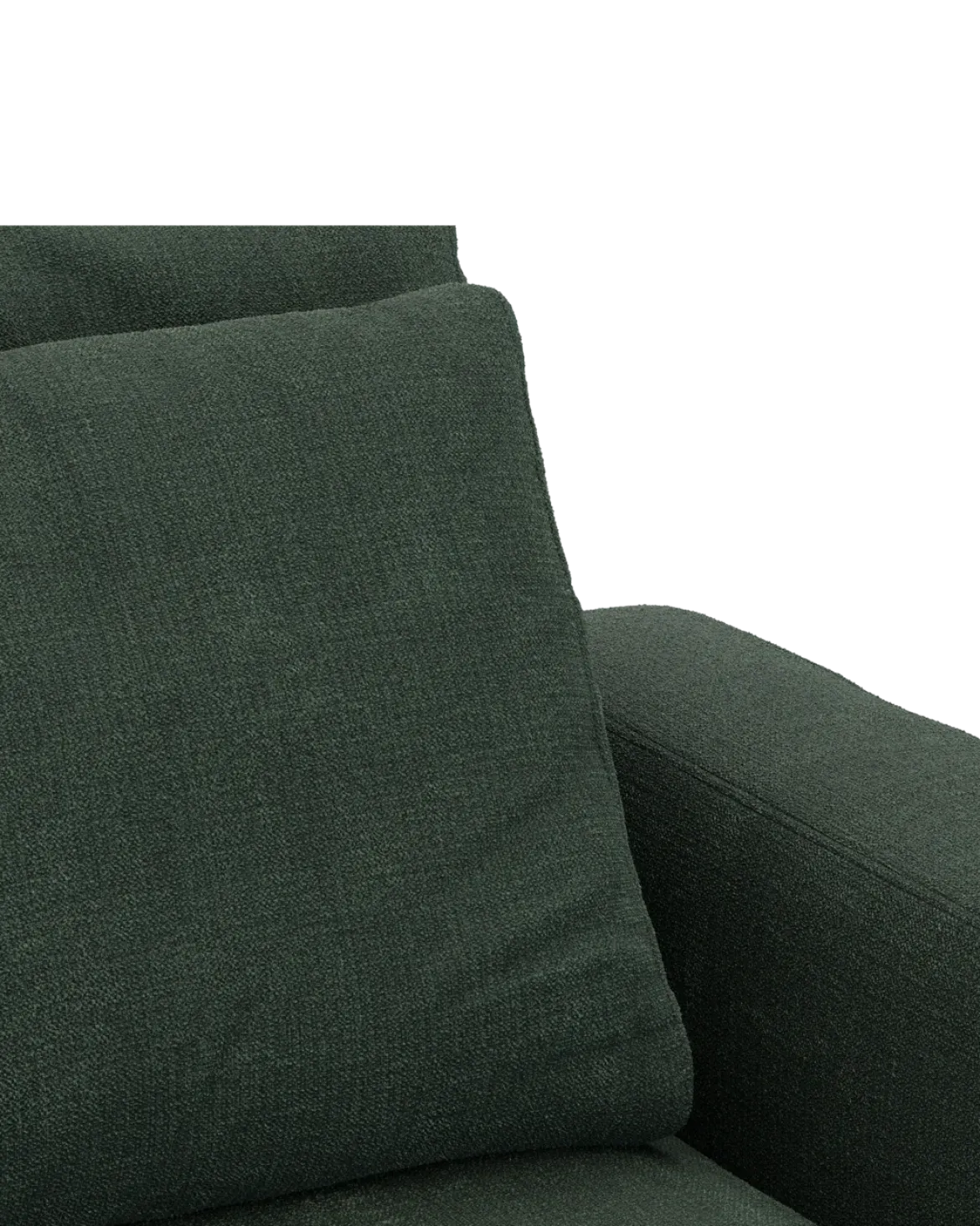 Rio hjørnesofa Venstrevendt med stor pufafslutning