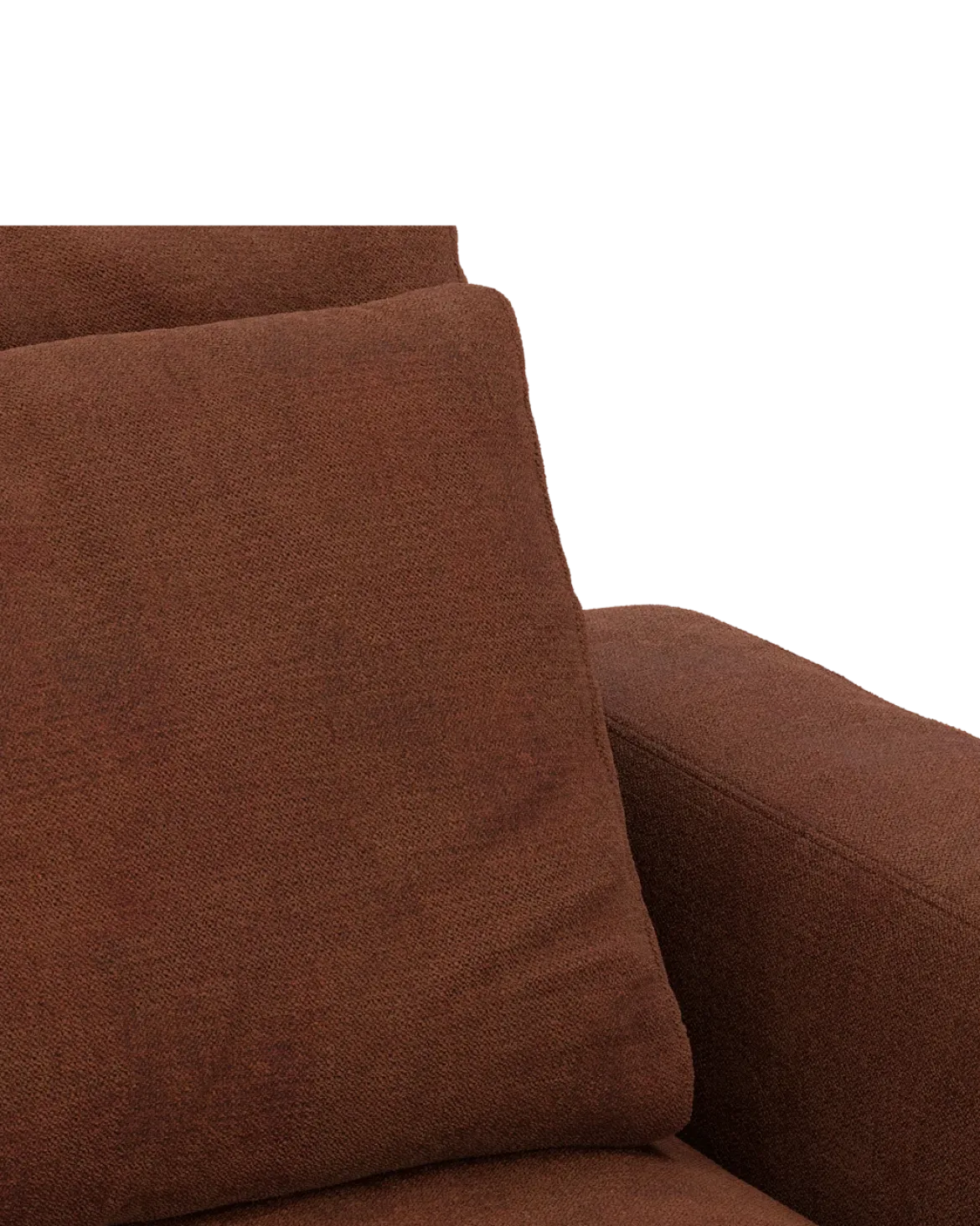 Rio hjørnesofa Venstrevendt med stor pufafslutning