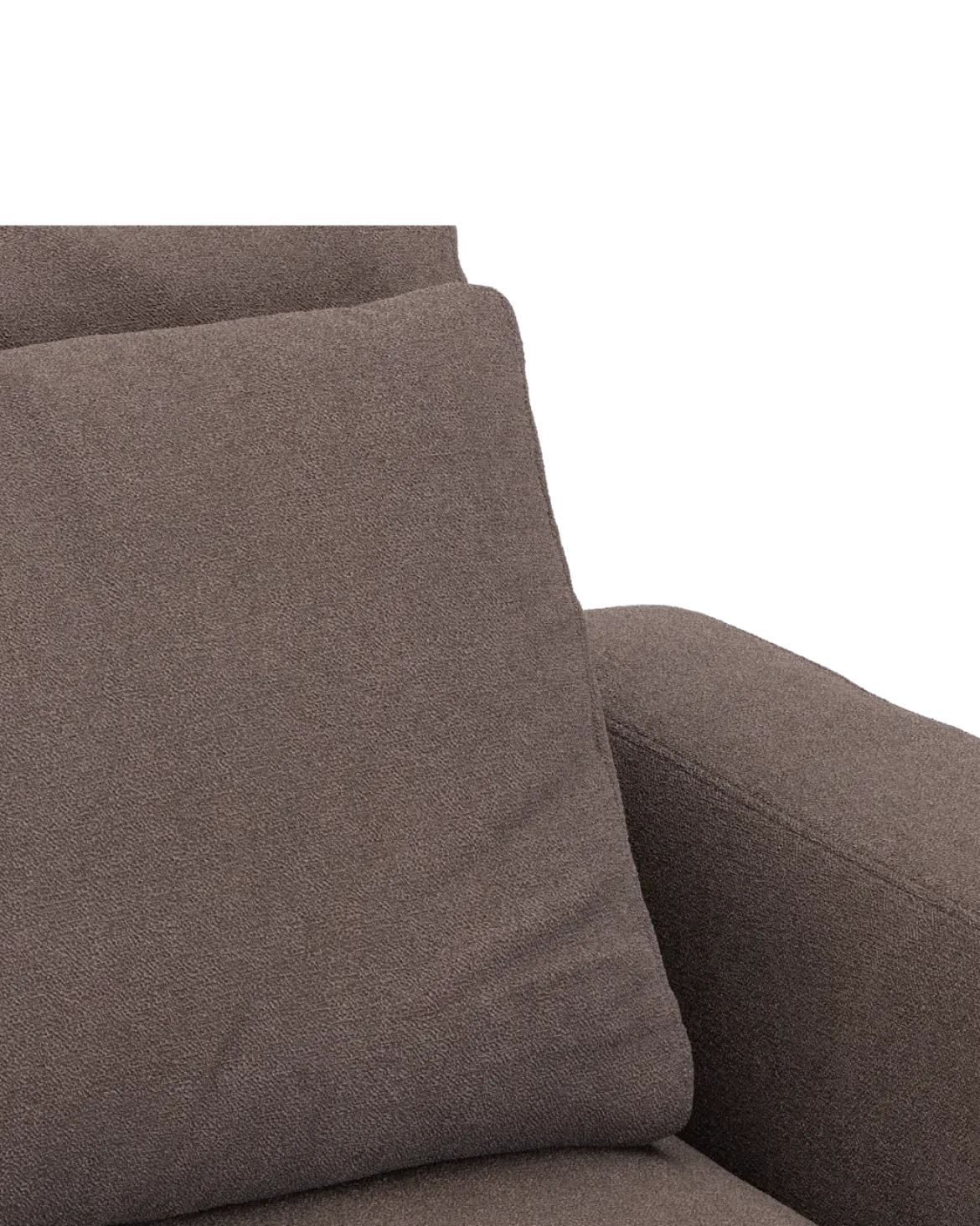 Rio hjørnesofa Venstrevendt med stor pufafslutning