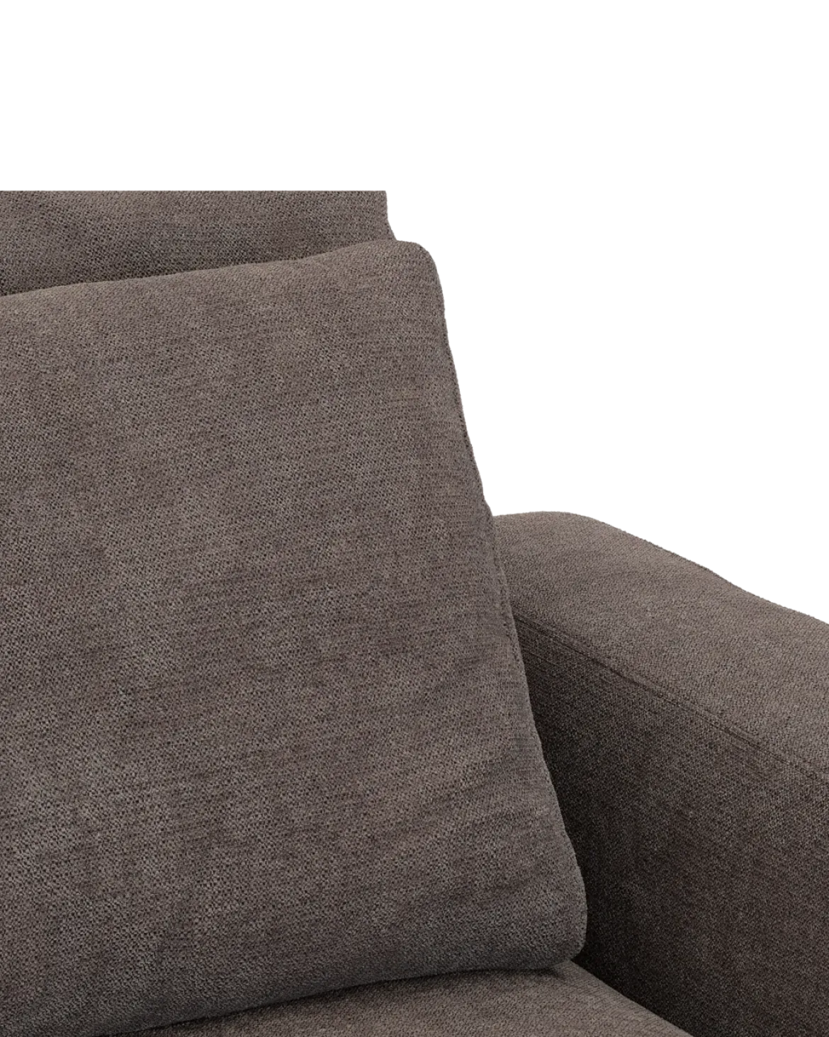 Rio hjørnesofa Venstrevendt med stor pufafslutning