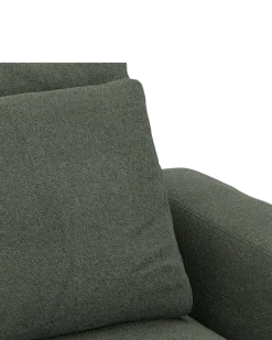 Rio hjørnesofa Venstrevendt med stor pufafslutning