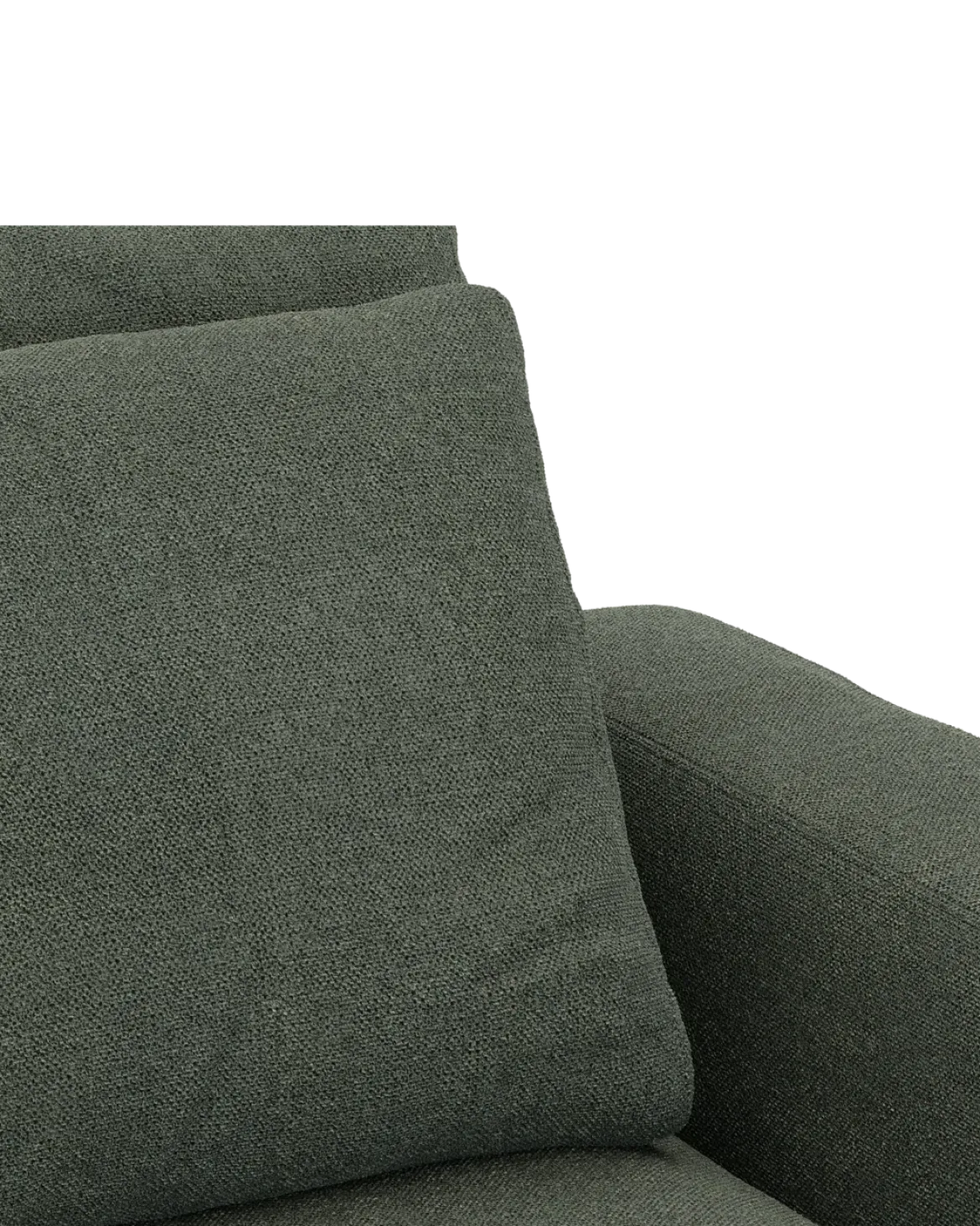 Rio hjørnesofa Venstrevendt med stor pufafslutning