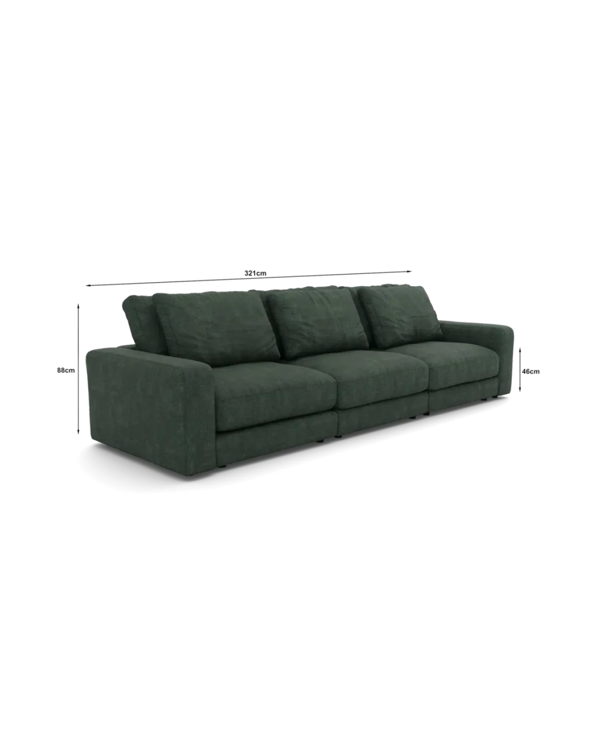 Rio 3 pers. sofa