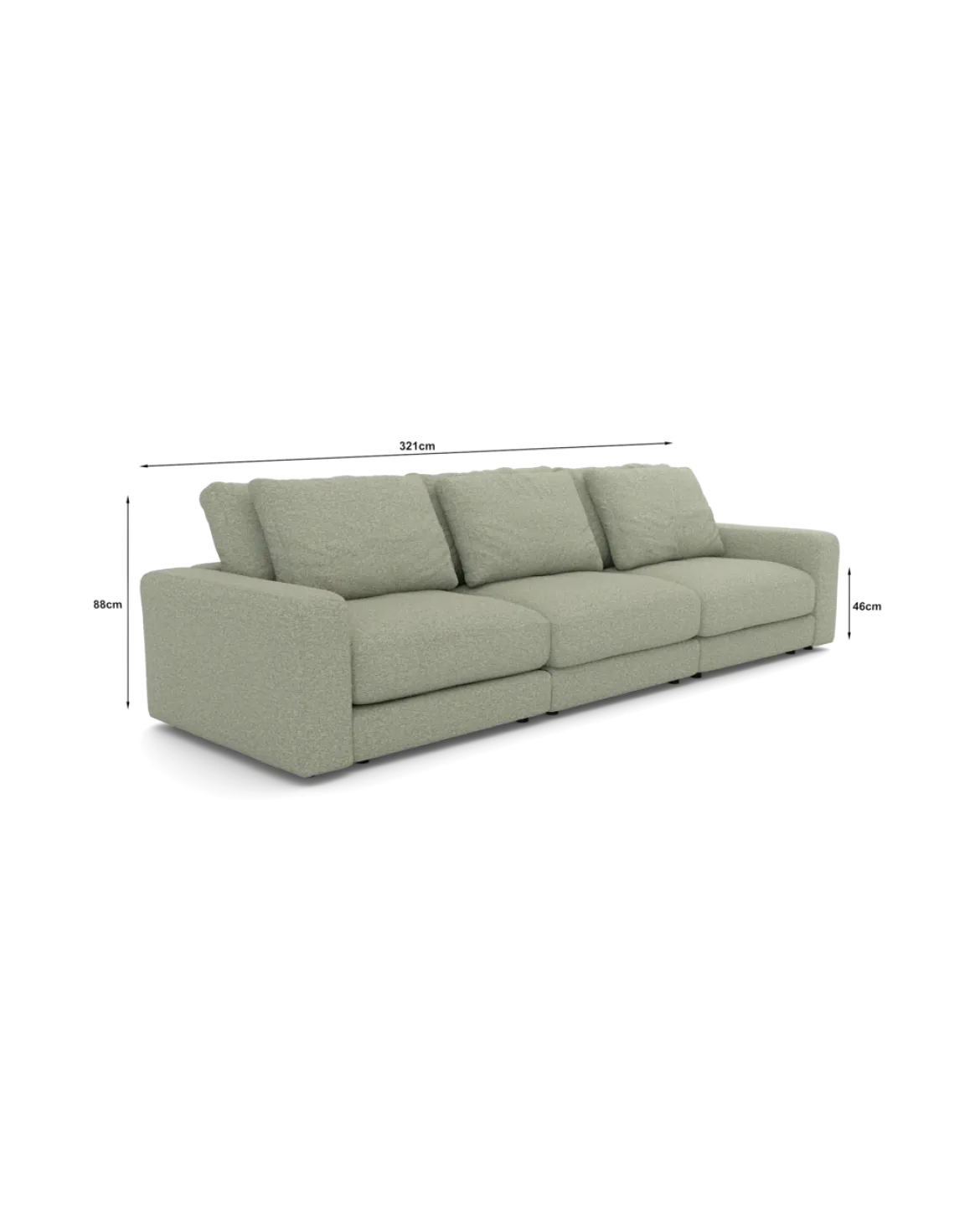 Rio 3 pers. sofa
