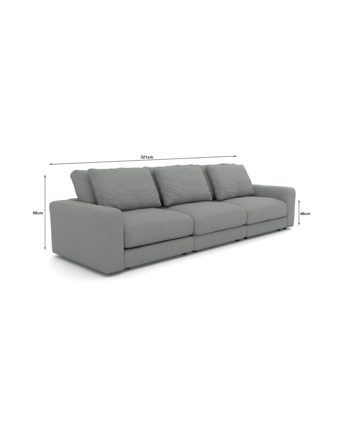 Rio 3 pers. sofa