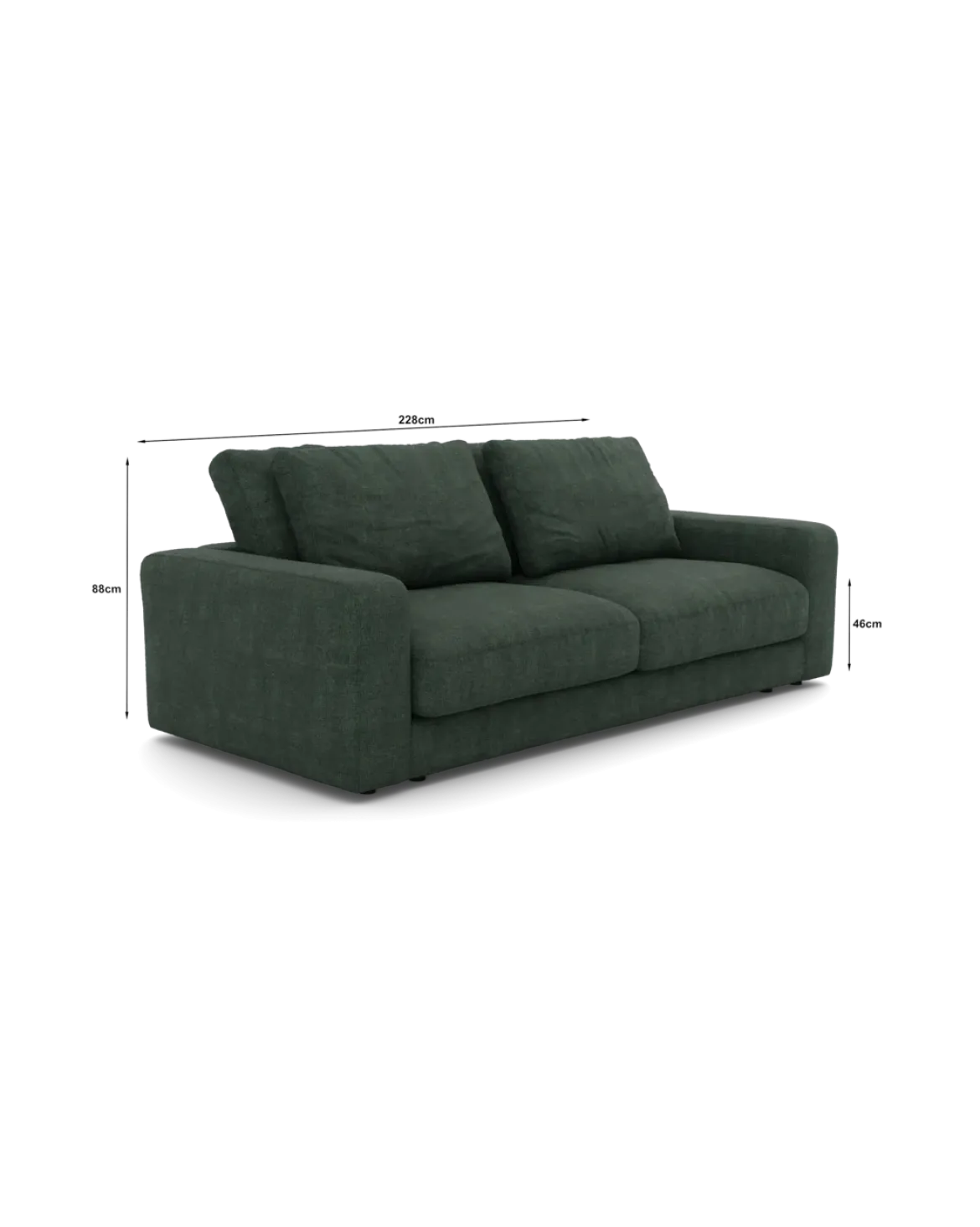 Rio 2-3 pers. sofa