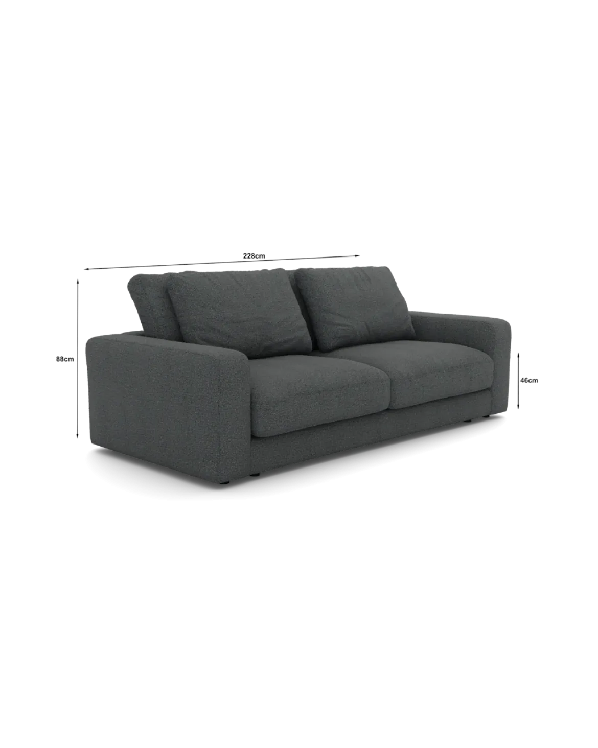 Rio 2-3 pers. sofa