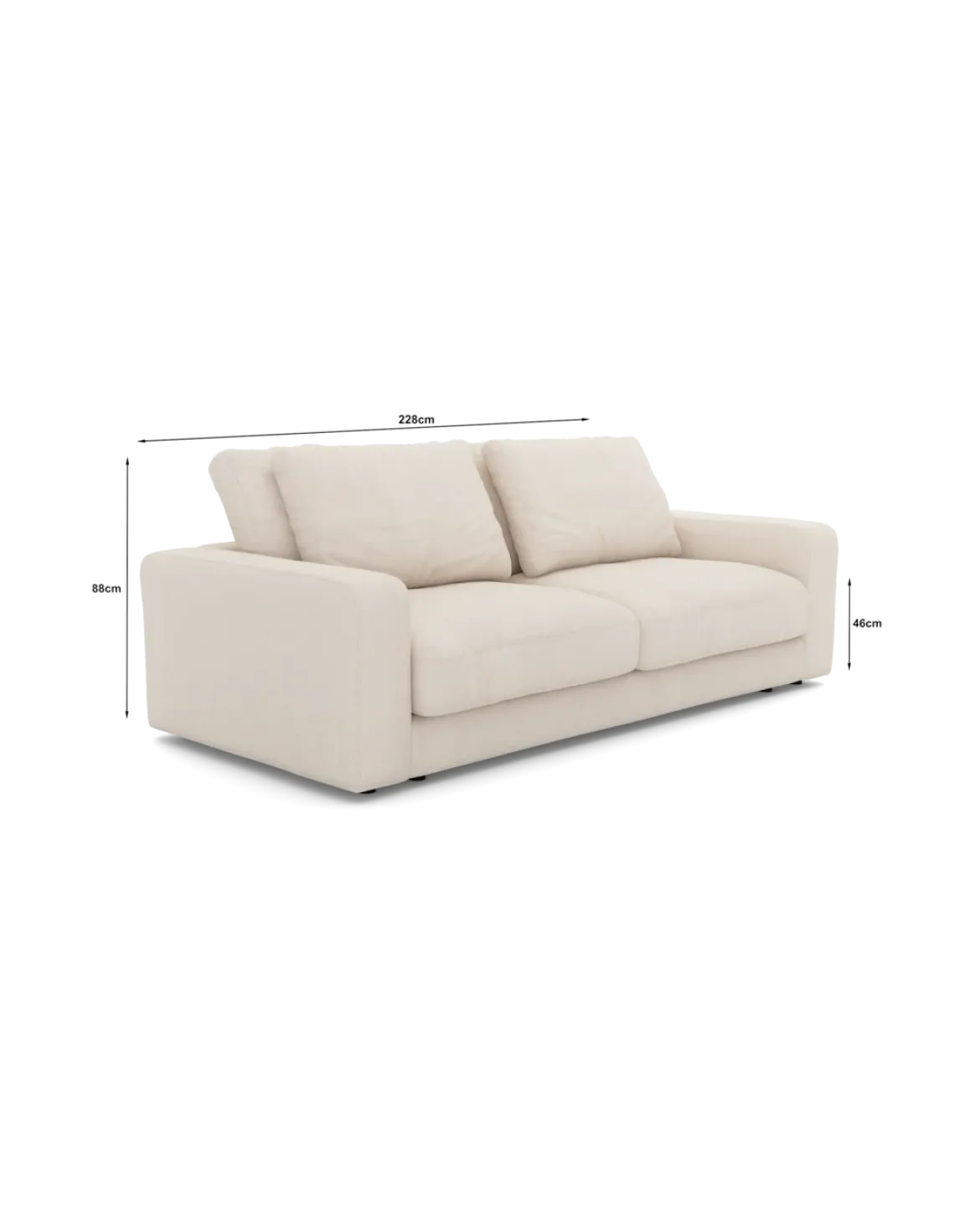 Rio 2-3 pers. sofa