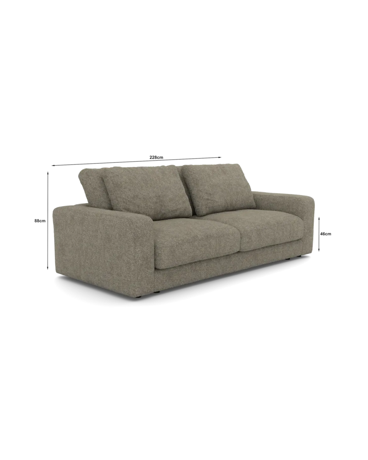Rio 2-3 pers. sofa