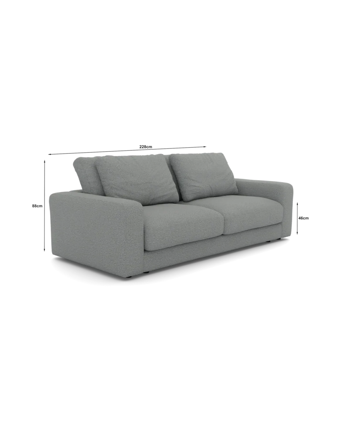 Rio 2-3 pers. sofa