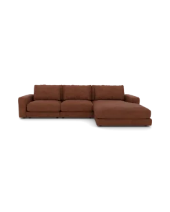 Rio Sofa Med chaiselong højre og bred arm