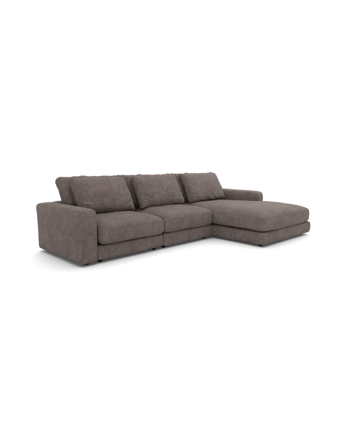 Rio Sofa Med chaiselong højre og bred arm