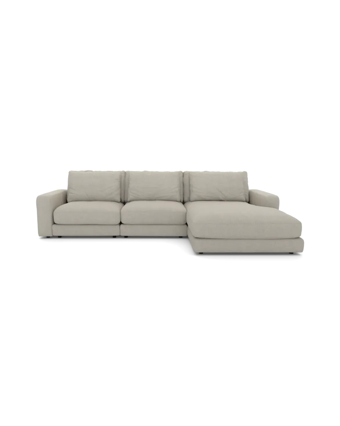 Rio Sofa Med chaiselong højre og bred arm