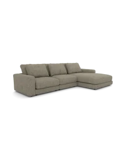 Rio Sofa Med chaiselong højre og bred arm
