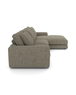 Rio Sofa Med chaiselong højre og bred arm