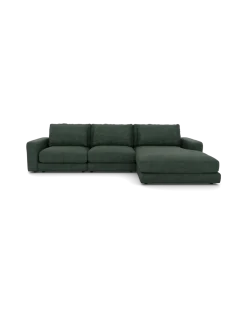 Rio Sofa Med chaiselong højre og bred arm