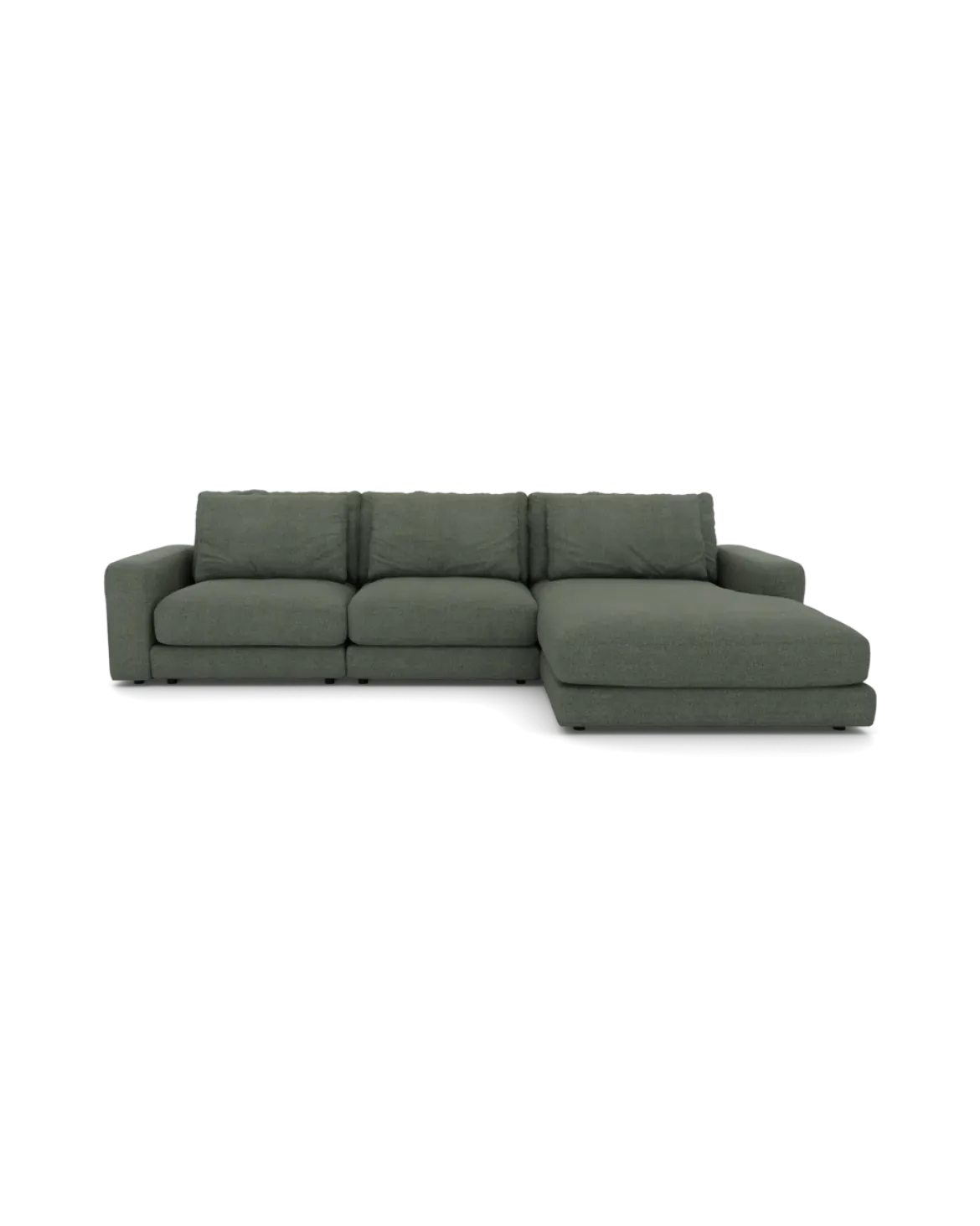 Rio Sofa Med chaiselong højre og bred arm