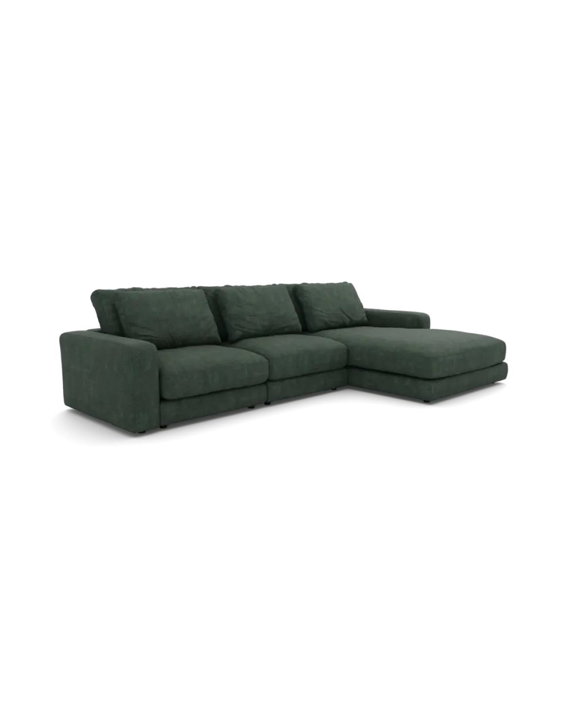 Rio Sofa Med chaiselong højre og bred arm