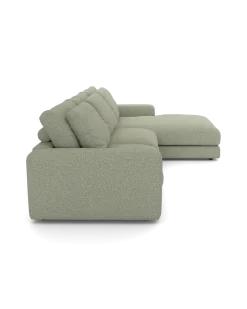 Rio Sofa Med chaiselong højre og bred arm