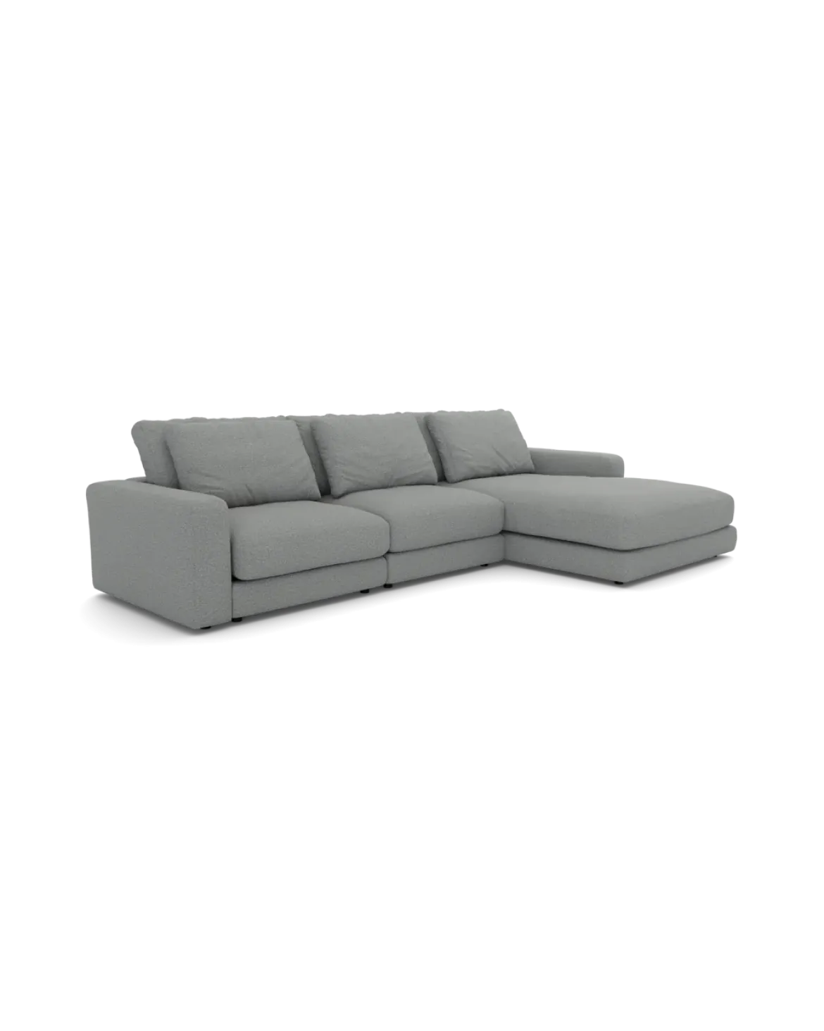 Rio Sofa Med chaiselong højre og bred arm