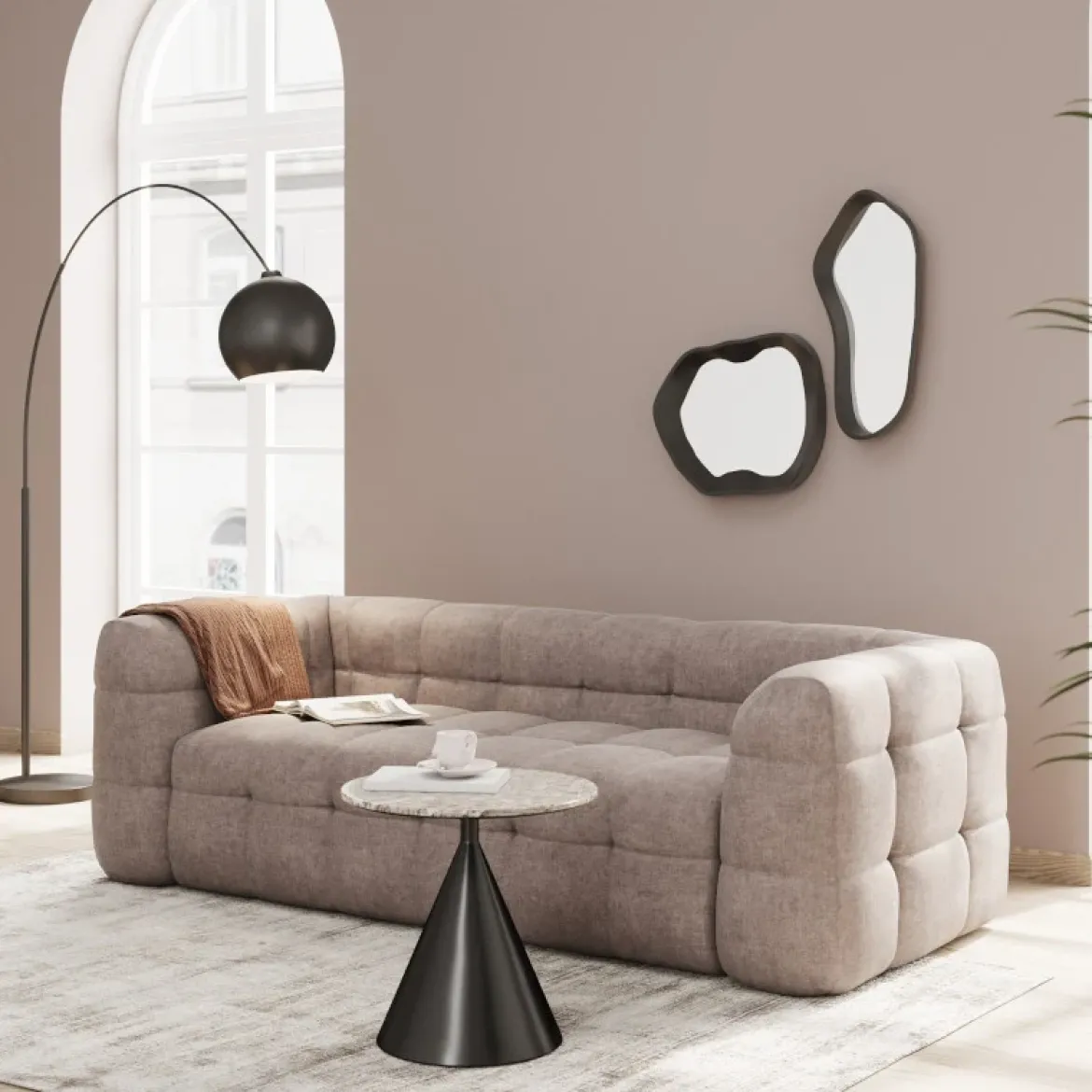Salamanca 3 pers. sofa Lys brun