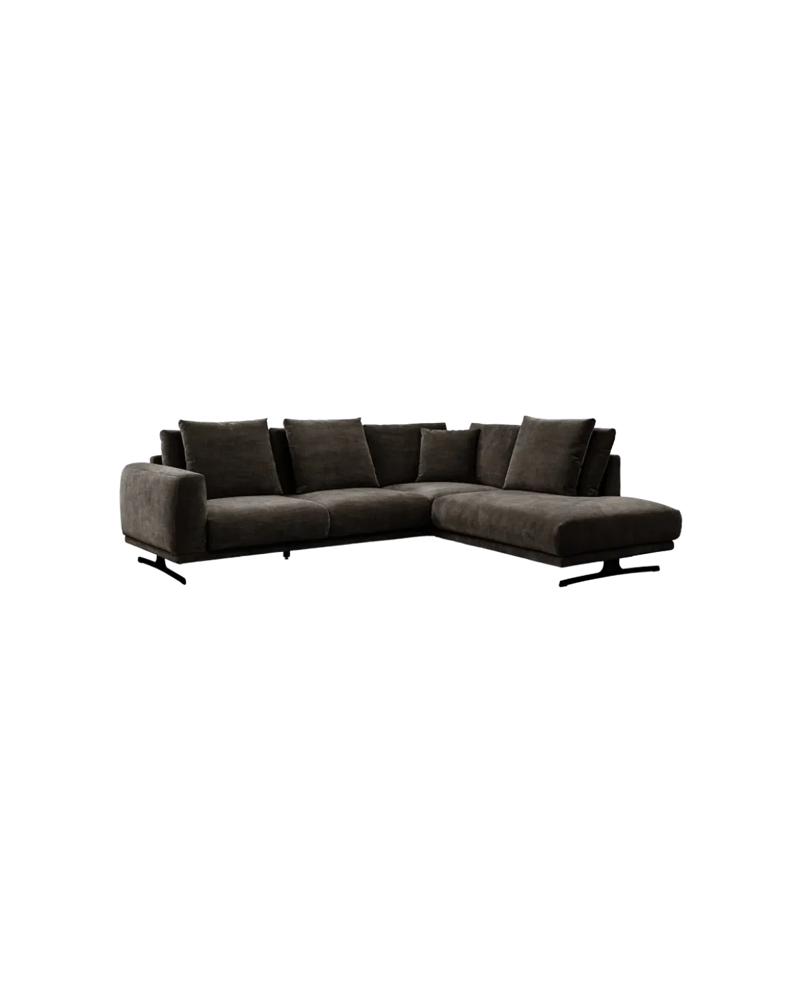 Salerno hjørnesofa Højrevendt m. open end