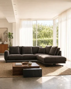 Salerno hjørnesofa Højrevendt m. open end