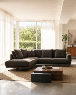 Salerno hjørnesofa Venstrevendt m. open end