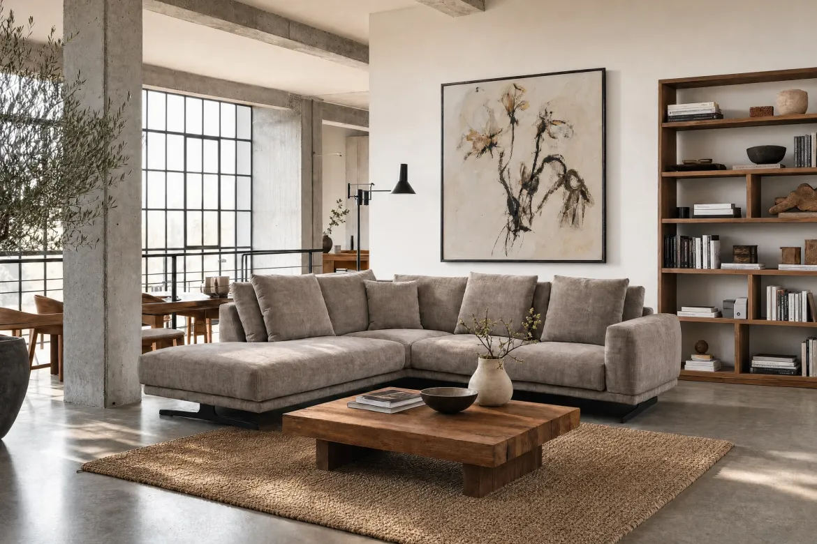 Salerno hjørnesofa Venstrevendt m. open end