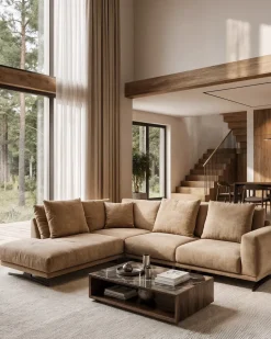 Salerno hjørnesofa Venstrevendt m. open end