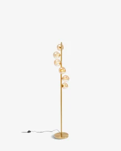 Scala balls gulvlampe Messing