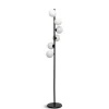 Scala balls gulvlampe Sort/frosted