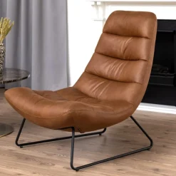 Siesta loungestol Cognac