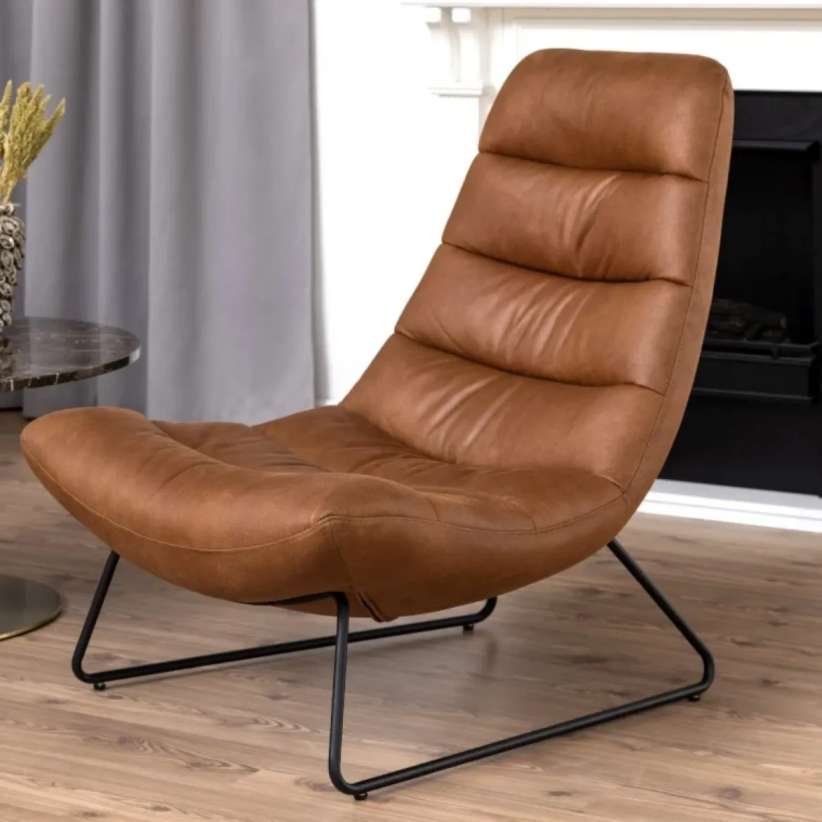 Siesta loungestol Cognac