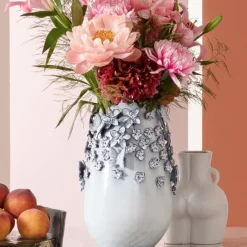 Sommerfugle vase Lys blå
