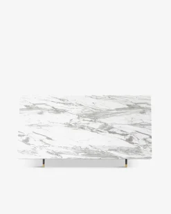 South beach spisebord Hvid marmor look