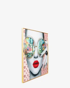 Times square view Glas galleri