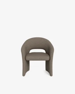 Tori spisebordsstol m/armlæn Taupe